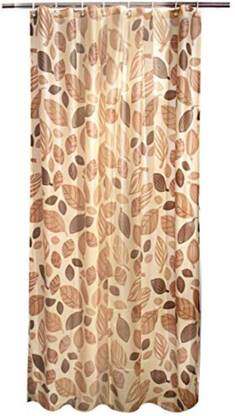 Bluegrass 214 cm (7 ft) Shower PVC Transparent Curtain Single Curtain