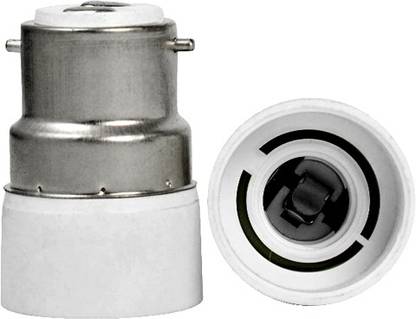 TRP Traders Halogen CFL Light Base Bulb Lamp Adapter Converter Holder Socket Plastic Light Socket