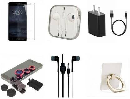 Mudshi Screen Protector Accessory Combo for Nokia 6