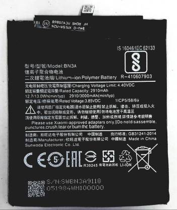 FULL CELL Mobile Battery For  Xiaomi Redmi Go BN3A