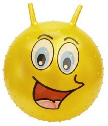 JOFIX Jump N Bounce Bouncing Hop Ball Handle Ride On Toy Bouncy for Kids