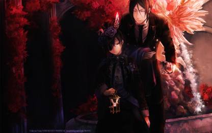 Athah Anime Black Butler Kuroshitsuji 13*19 inches Wall Poster Matte Finish Paper Print