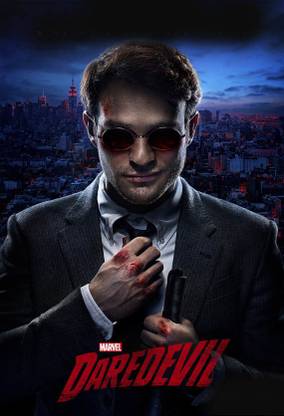 Daredevil Tv Series Poster for Room & Office Paper Print
