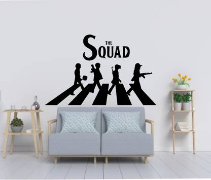 SUDARSHAN STICKER 54 cm The Squad Of PUBG Decorative Vinyl Wall Sticker Self Adhesive Sticker