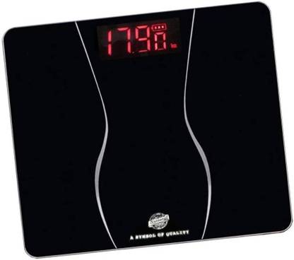 Rorian Personal Red Led Health Body Weight Machine Digital Toughened Glass Weighing Scale