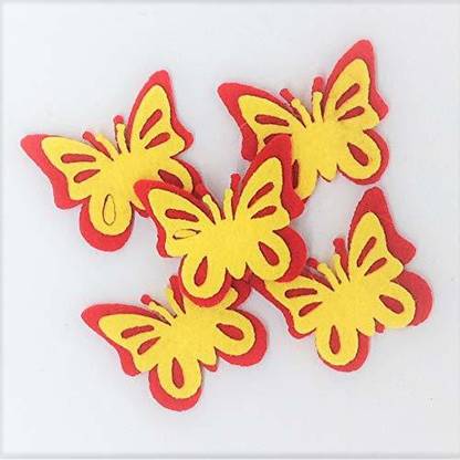 Aadya Crafts Felt Cutting Shapes Butterfly
