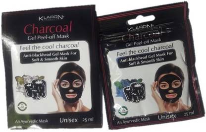 Klaron Herbals Gel Peel Off BlackHead Remover Mask (Pack of 2)