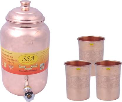 Shivshakti Arts SSA-2274-4-3 Jug Glass Set