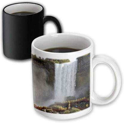 3dRose Canada Ontario Niagara Falls. Walking the falls CN08 LSE0002 Ceramic Coffee Mug