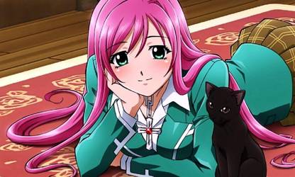 Athah Anime Rosario + Vampire Girl Moka Akashiya 13*19 inches Wall Poster Matte Finish Paper Print