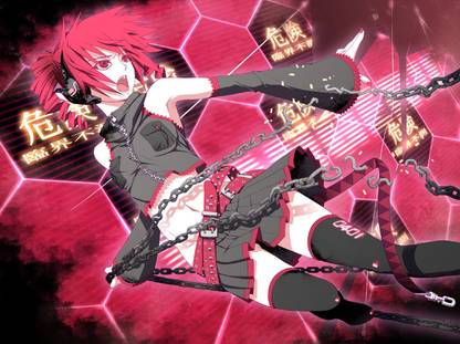 Athah Anime Vocaloid Kasane Teto 13*19 inches Wall Poster Matte Finish Paper Print