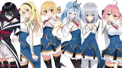Athah Anime Undefeated Bahamut Chronicle Lisesharte Atismata Krulcifer Einfolk Yoruka Kirihime Celistia Ralgris Philphie Aingram Airi Arcadia 13*19 inches Wall Poster Matte Finish Paper Print