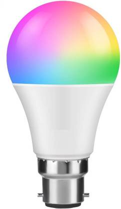 REES52 WiFi Smart Light Bulb, 9W RGBW B22 LED Bulb, Dimmable, Colour Changing Smart Bulb
