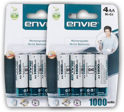 Envie AA SIZE 1000 MA (8 PCS..)  Battery