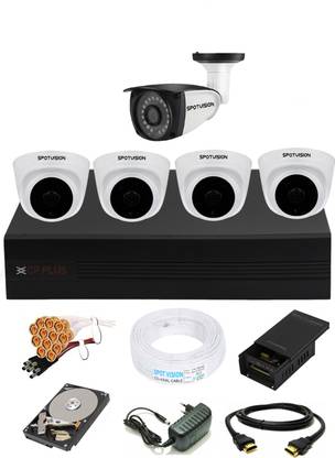 CP PLUS 8 Channel HD DVR 1080p 1Pcs,Outdoor Camera 2.4 Security Camera