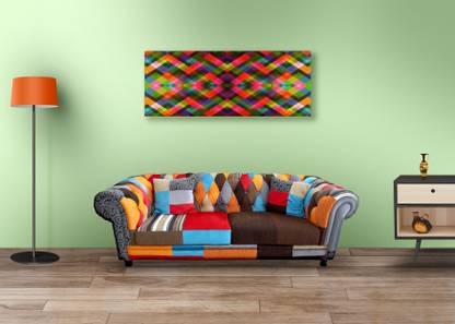दी क्राफ्ट कंपनी Lila Paintings कैनवास 20 inch x 36 inch पेंटिंग