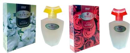 OMSR Jasmine and Rose Perfume 100ML Each (Pack of 2) Eau de Parfum  -  200 ml