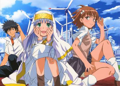Athah Anime Toaru Majutsu no Index A Certain Magical Index 13*19 inches Wall Poster Matte Finish Paper Print
