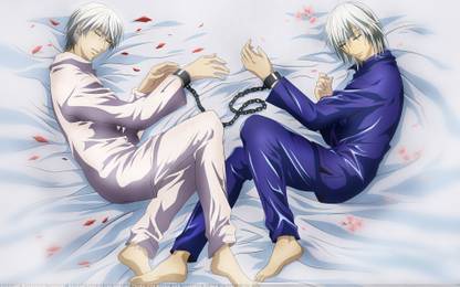 Athah Anime Vampire Knight Zero Kiryu Ichiru Kiryu Chain Petal Sleeping 13*19 inches Wall Poster Matte Finish Paper Print