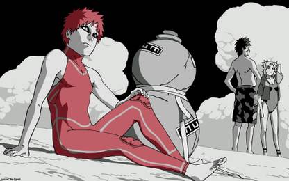 Athah Anime Naruto Gaara Temari Kankurō 13*19 inches Wall Poster Matte Finish Paper Print