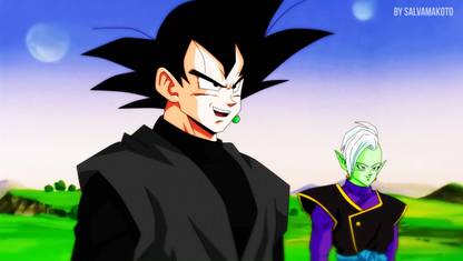 Athah Anime Dragon Ball Super Dragon Ball Black Goku Black Goku Zamasu 13*19 inches Wall Poster Matte Finish Paper Print