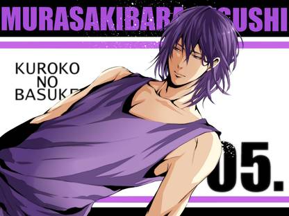Athah Anime Kuroko's Basketball Boy Purple Hair Basketball Atsushi Murasakibara 13*19 inches Wall Poster Matte Finish Paper Print