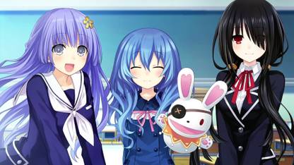 Athah Anime Date A Live Kurumi Tokisaki Miku Izayoi Yoshino 13*19 inches Wall Poster Matte Finish Paper Print