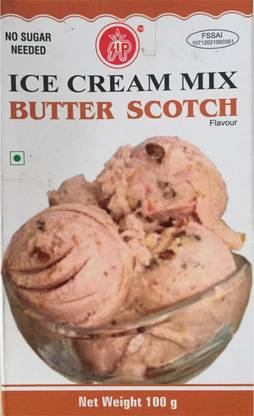 Sip Butter Scotch Ice Cream Pack of 4 100 g