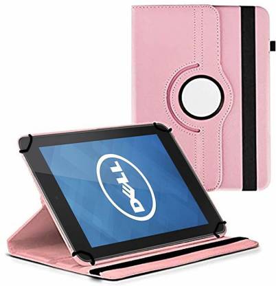 TGK Flip Cover for Dell Venue 7 Tablet / 360 Degree Rotating Universal Case With Three Camera Hole