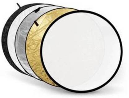 MILLETS 5 In 1 Collapsible Reflector(White,Black,Silver,Gold,Difuser) 42 inch Collapsible Reflector