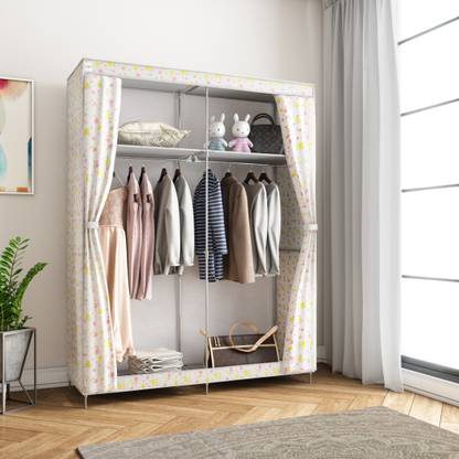 Flipkart SmartBuy 2-Door 4-Shelf PP (Polypropylene) Collapsible Wardrobe
