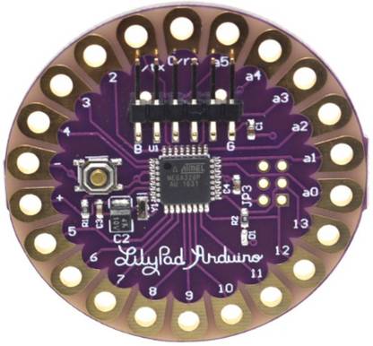 OLatus Arduino LilyPad 328 Main Board ATmega328P-AU 16M Micro Controller Board Electronic Hobby Kit