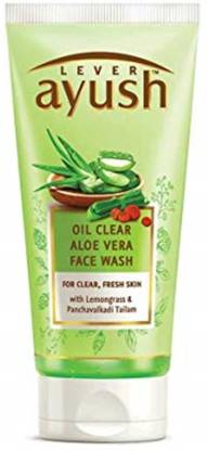 Lever Ayush Oil Clear Aloe Vera 80g Face Wash - Price in India, Buy ...