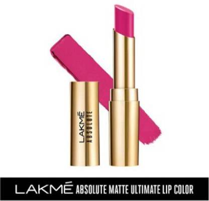 Lakmé Absolute Matte Ultimate Lip Color with Argan Oil, Orchid Pink 205, 3.4 g