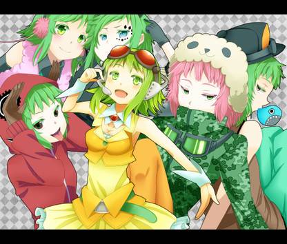Athah Anime Vocaloid Matryoshka GUMI 13*19 inches Wall Poster Matte Finish Paper Print