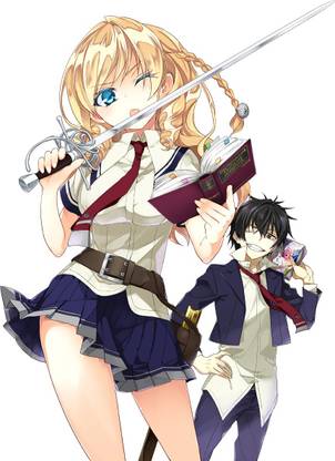 Athah Anime Armed Girl's Machiavellism Mary Kikakujou Fudou Nomura Busou Shoujo Machiavellianism 13*19 inches Wall Poster Matte Finish Paper Print