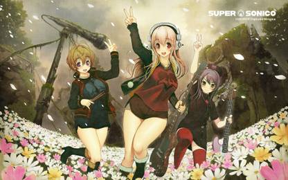 Athah Anime Super Sonico Fuuri Watanuki Suzu Fujimi 13*19 inches Wall Poster Matte Finish Paper Print