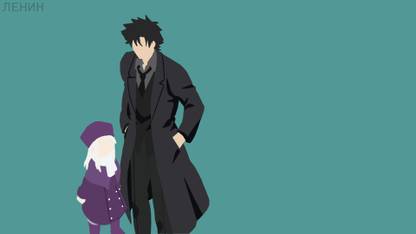 Athah Anime Fate/Zero Fate Series Minimalist Kiritsugu Emiya Illyasviel Von Einzbern 13*19 inches Wall Poster Matte Finish Paper Print