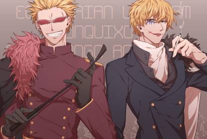 Athah Anime One Piece Donquixote Doflamingo Donquixote Corazon Glasses 13*19 inches Wall Poster Matte Finish Paper Print