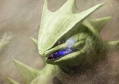 Athah Anime Pokémon Tyranitar 13*19 inches Wall Poster Matte Finish Paper Print