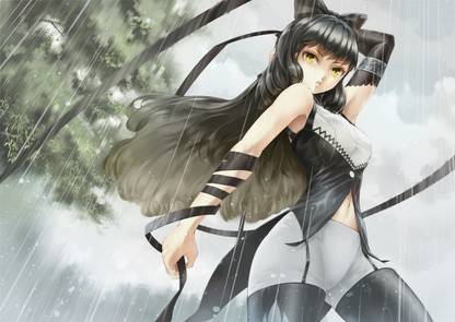 Athah Anime RWBY Blake Belladonna Black 13*19 inches Wall Poster Matte Finish Paper Print