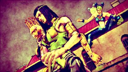 Athah Anime Jojo's Bizarre Adventure Ermes Costello Kiss Jolyne Cujoh 13*19 inches Wall Poster Matte Finish Paper Print