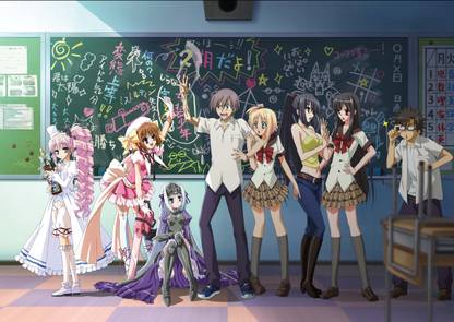 Athah Anime Is This a Zombie? Ayumu Aikawa Eucliwood Hellscythe Yuki Yoshida Sarasvati Chris Haruna 13*19 inches Wall Poster Matte Finish Paper Print