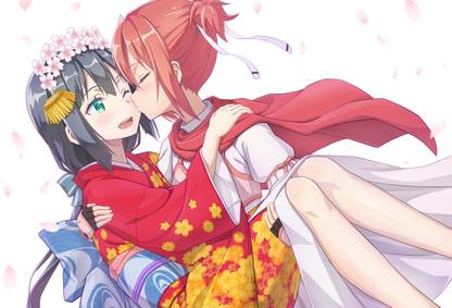 Athah Anime Yuuki Yuuna wa Yuusha de Aru Togo Mimori Yuki Yuna Yuri 13*19 inches Wall Poster Matte Finish Paper Print