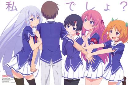 Athah Anime OreShura Himeka Akishino Ai Fuyuumi Chiwa Harusaki Eita Kidou Masuzu Natsukawa 13*19 inches Wall Poster Matte Finish Paper Print