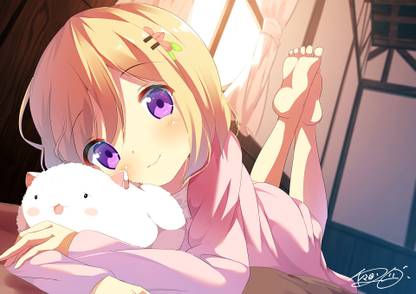 Athah Anime Is the Order a Rabbit? Cocoa Hoto 13*19 inches Wall Poster Matte Finish Paper Print