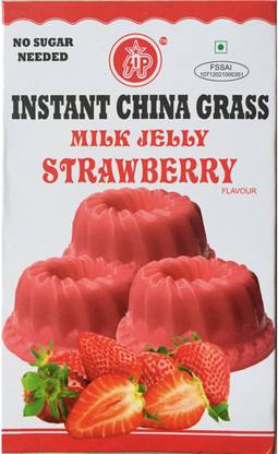 Sip Instant China Grass Milk Jelly Strawberry 320 g