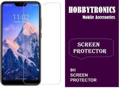 HOBBYTRONICS Tempered Glass Guard for Mi Redmi Note 6 Pro