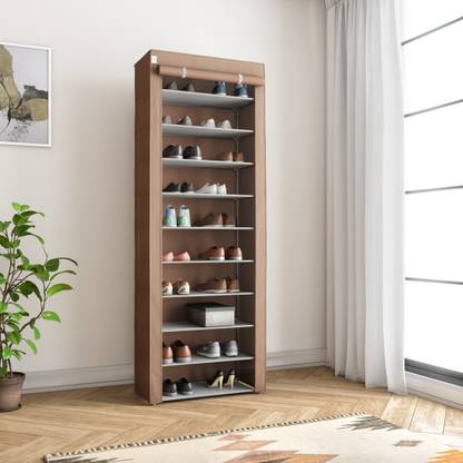 Flipkart SmartBuy 1-Door 10-Shelf Metal Collapsible Shoe Stand
