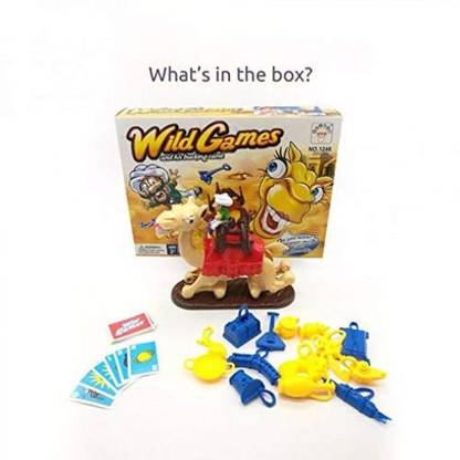 DD RETAIL Wild Games Bulking Camel Board Game Family Fun,Wild Game